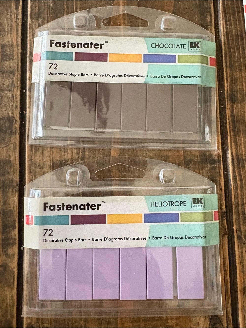 EK Success Fastenater Decorative Staple Bars Lot of 15 - Picture 5 of 9
